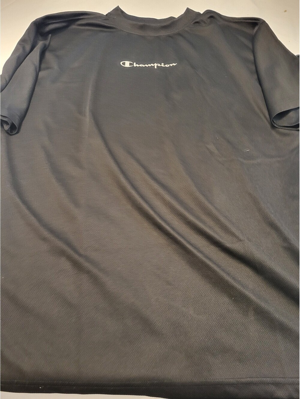 Champion Authentic Athleticwear Black grey Polyester T-Shirt 1XL - Picture 3 of 5